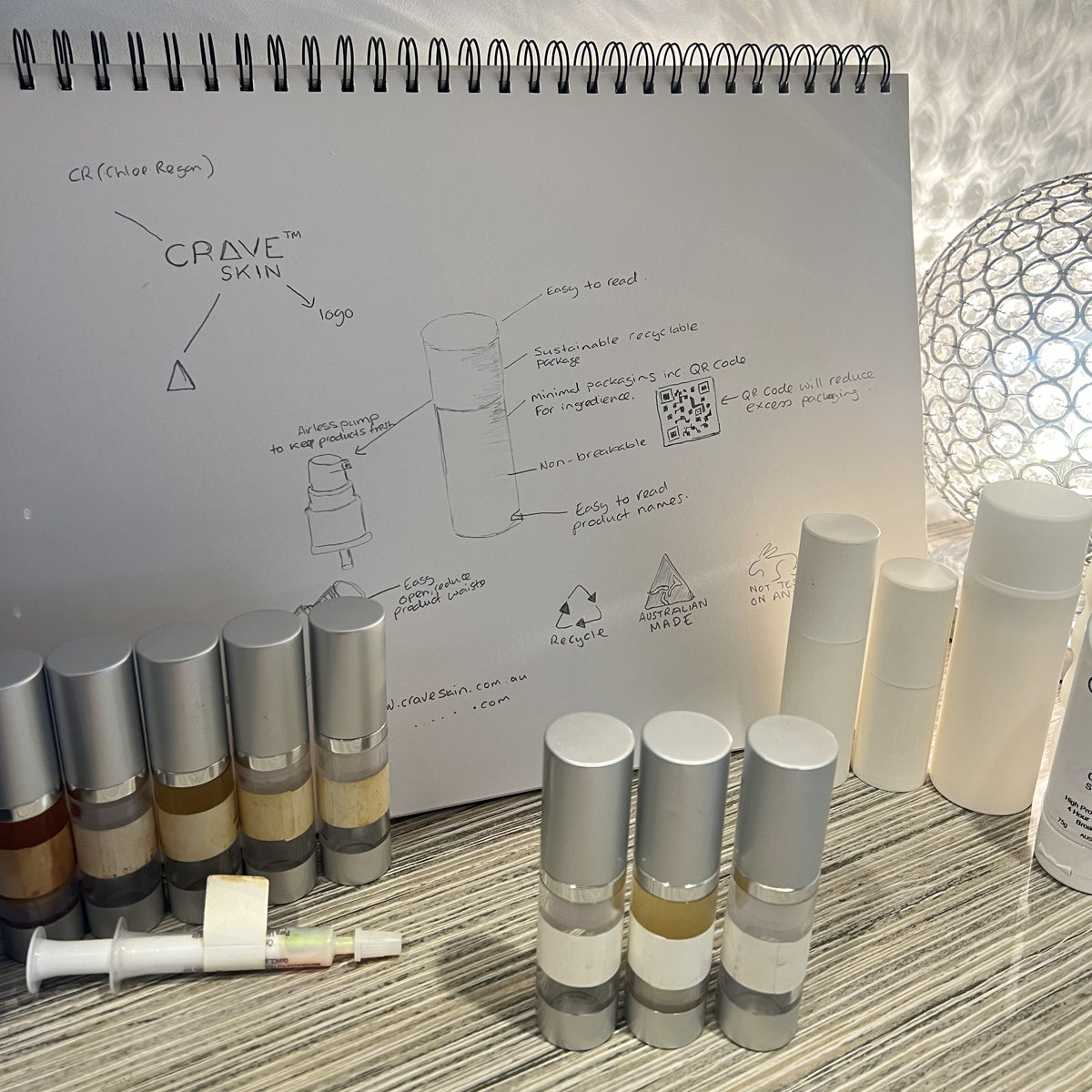 how crave skin premium cosmeceutical skincare products was born and development by chloe regan