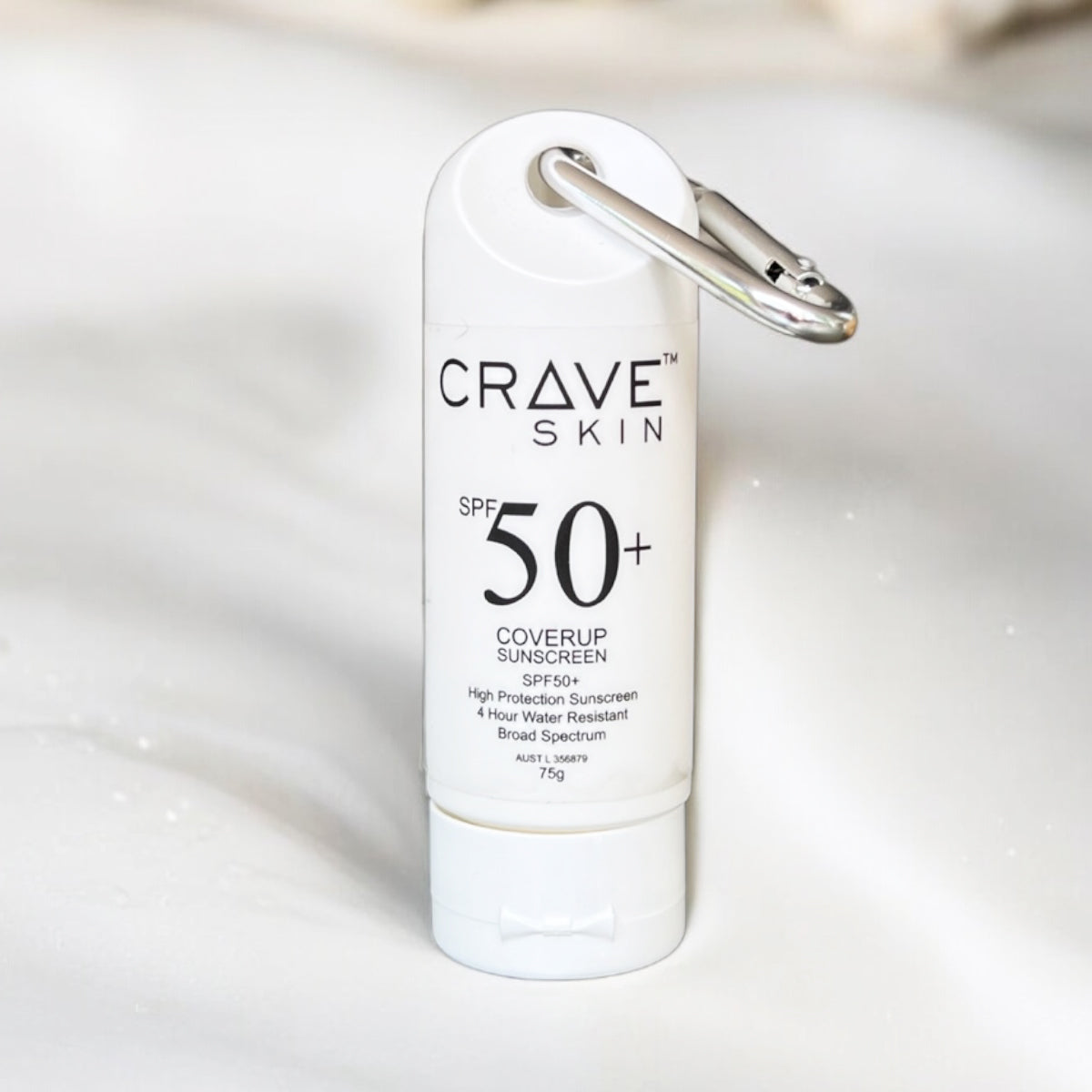 Crave skin SPF 50+ Sunscreen 75g cosmeceutical skincare product made for australian skin 4 hour water resistant retail and wholesale available