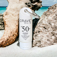 Crave skin SPF 50+ Sunscreen 75g high protection broad spectrum cosmeceutical skincare product made for australian skin  sunshine coast qld retail and wholesale available