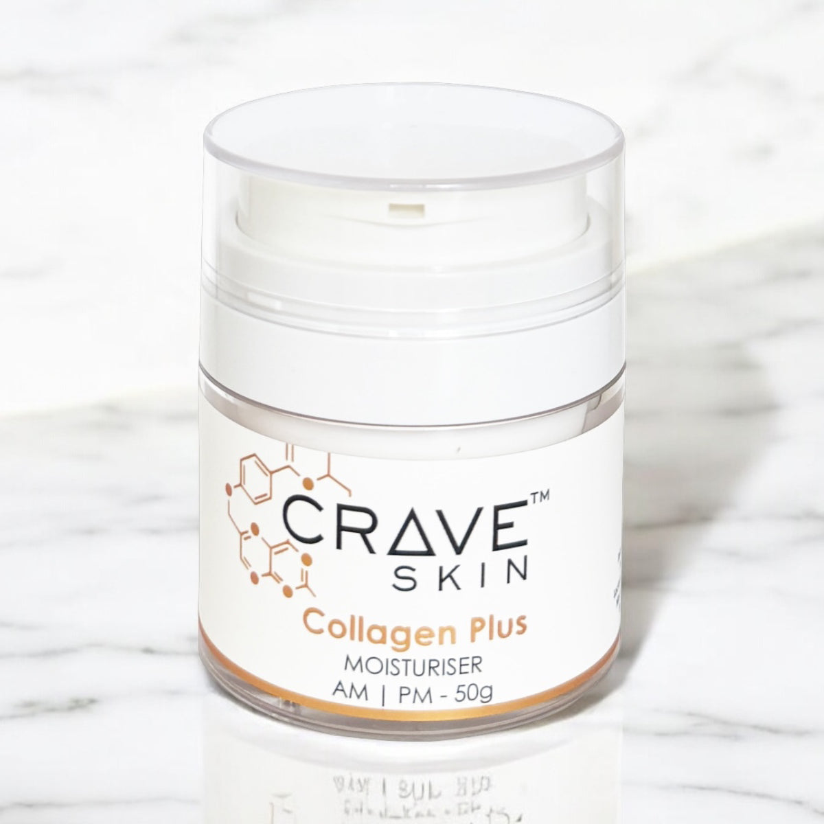 collagen plus moisturiser 50g by crave skin premium Australian cosmeceutical skincare product made for australian skin retail and wholesale available australia wide