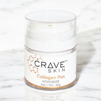 collagen plus moisturiser 50g by crave skin premium Australian cosmeceutical skincare product made for australian skin retail and wholesale available australia wide