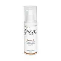 eleven c vitamin c peptides serum 30ml by crave skin best cosmeceutical skincare products made for australian skin for wholesale and retail customers