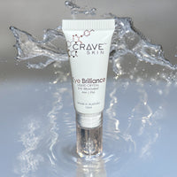 eye brilliance liquid crystal eye cream crave skin cosmeceutical skincare Austalia made for australian skin qld sunshine coast, retail and wholesale available