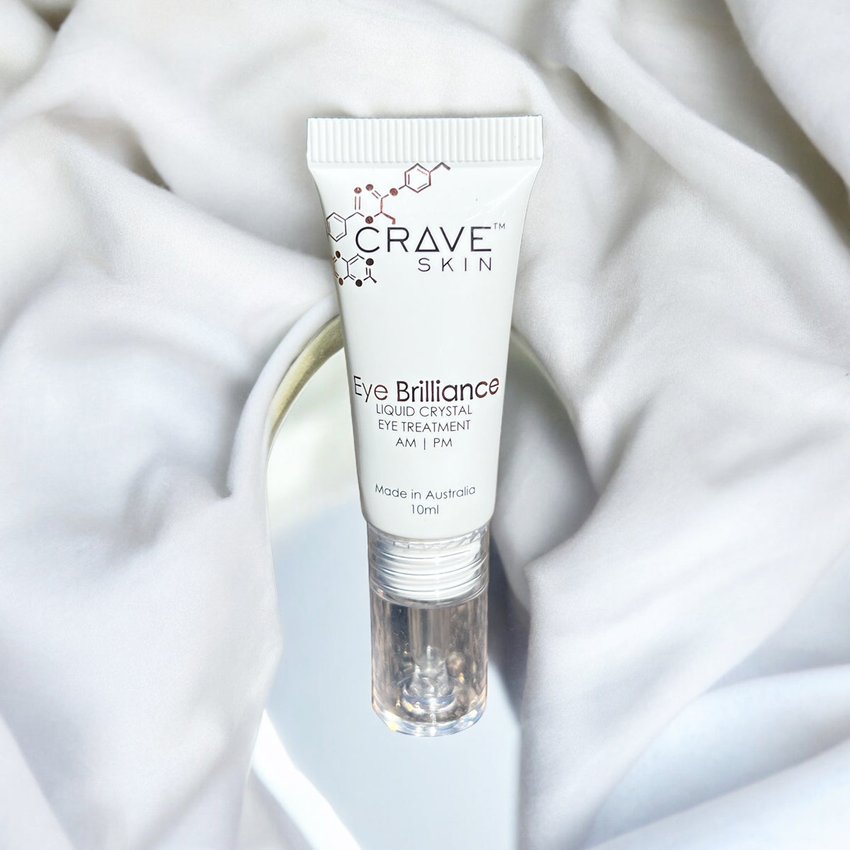 eye brilliance liquid crystal eye treatment wrinkle reduction cosmeceutical skincare product made for australian skin retail and wholesale