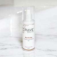 revitalise vitamin A 0.5% serum by crave skin Australian cosmeceutical skincare products made for australia skin for retail and wholesale customers